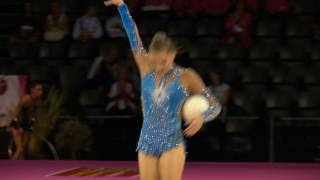 WC Montpellier 2011  Melitina STANIOUTA BLR Qualifications Ball [upl. by Teemus]