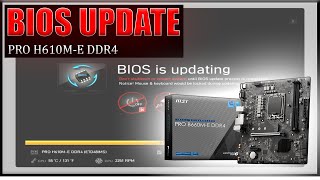 MSI PRO H610ME DDR4 BIOS UPDATE [upl. by Eastman552]