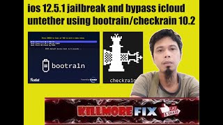 ios 1251 jailbreak and bypass icloud untether using bootraincheckrain 102 [upl. by Artnoed]