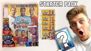 I PACKED A 100 CLUB  Match Attax 201920 Starter Pack [upl. by Avelin]