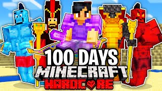 I Survived 100 Days as ALADDIN on Hardcore Minecraft Heres What Happened [upl. by Ellehcil]