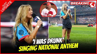 Ingrid Andress  I Was Drunk Singing National Anthem [upl. by Ecirahc]