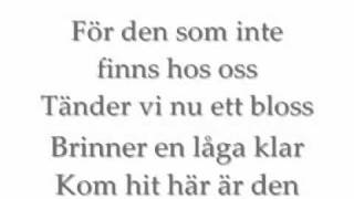 Julen är här lyrics [upl. by Graner944]