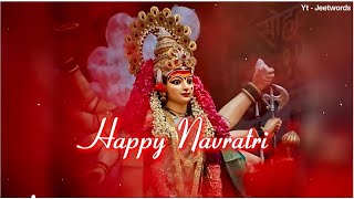 Happy Navratri Status 2024🙏  Navratri Wishes Status 2024🙏  Navratri Special WhatsApp Status 💖 [upl. by Hackney729]