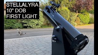 StellaLyra ZhumellApertura 10 inch Dobsonian Telescope First Light Review [upl. by Jamey]