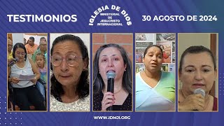 Testimonios 30 de agosto de 2024  Iglesia de Dios Ministerial de Jesucristo Internacional [upl. by Noli]