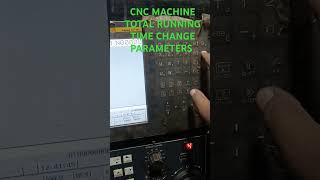 How to change the total Running Time change Fanuc OiTF old machine usedoldmachine shorts [upl. by Haldas734]