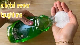 Mix detergent with SALT 😱 You will not believe the incredible result [upl. by Iamhaj]