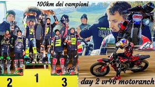 Race day 2  100km dei campioni  vr46 motoranch flattrack [upl. by Ahsenrat720]