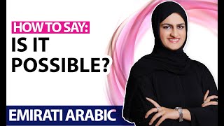 19 One Minute in Emirati Arabic Is it possible [upl. by Louanne]