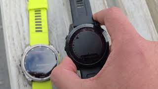 Garmin Fenix 8 Solar Garmin Fenix 7X Solar Route Calculation Speed Comparison [upl. by Tav10]