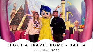 Day Fourteen  Epcot amp Travel Home  Florida  November 2023 [upl. by Alodie]