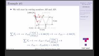 Lecture 24  Method of Sections and Example 1 [upl. by Sabba]