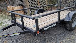 Review 2241 lbs Payload Capacity Landscape Trailer by Karavan 2021MY [upl. by Aneda]