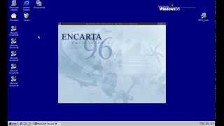 OLD PC Microsoft Enciclopedia Encarta 1996  Intro [upl. by Dominik]