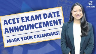 ACET Exam Date IS FINALLY OUT [upl. by Melbourne]