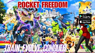 Pocket Freedom Gameplay  Pokemon RPG Game Android [upl. by Rheinlander]