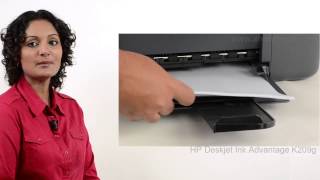 HP Deskjet Ink Advantage K209g  Paper Feed Cleaning  Preview [upl. by Yukio]