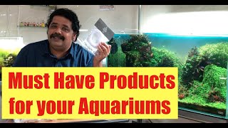 7 Must Have Aquarium Products  Aquarium Accessories you may not know about  How to use ADA Product [upl. by Ymmor]