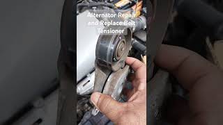 Alternator Repair and Replace Belt Tensioner automobile alternator offroad [upl. by Normi]