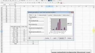 Histograma y Polígono de frecuencias en Excel [upl. by Atteoj]