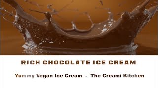 Vegan Rich Chocolate Ice Cream in Ninja Creami [upl. by Elene]