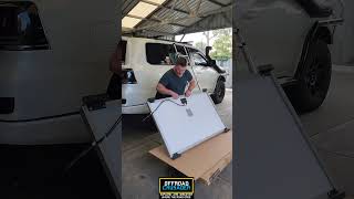 Installing a Redarc Solar Panel  15A of power input anywhere 4xoverland solar redarc diy 4wd [upl. by Ennairrek]