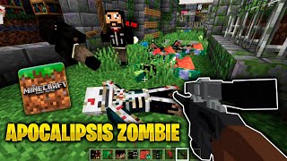 ✅EL MEJOR ADDON DE APOCALIPSIS ZOMBIE PARA MINECRAFT BEDROCK Y PE 120 🧐🍹✅ [upl. by Raffaj]