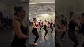 What goes into being Christmas Spectacular ready rockettes dancerlife radiocitymusichall [upl. by Sehguh]