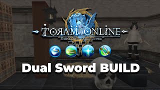 Toram Online  Dual Sword Build LowMid Budget [upl. by Herwin549]