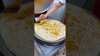 How to make Thousand Layer Pancake with Leavened Dough streetfood delicious satisfyingvideo [upl. by Kucik692]