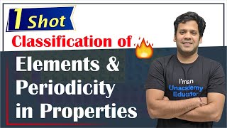 1shot Classification of elements and periodicity in properties 🔥🔥  PMS sir periodic properties [upl. by Julienne]