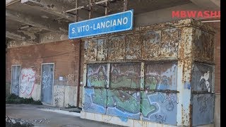 TRENI Horror la stazione dismessa  San Vito Lanciano HD [upl. by Waiter139]