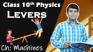 Levers  Chapter Machines  Concept  Important Ques amp Numericals  Physics Class 10th [upl. by Towill]