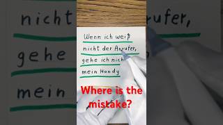 Correcting Your German Mistakes 8 [upl. by Stucker]