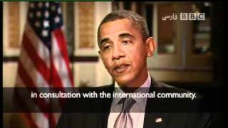 BBC Persian Interview With American President Barack Obama  Farsi Version P1  24 Sep 2010 [upl. by Dene]