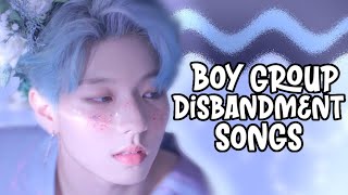 RANKING KPOP BOY GROUPS DISBANDMENT SONGS [upl. by Muhcon]