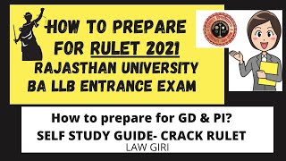 How to prepare for RULET 2022 RULET 2022 Pattern of the exam RULET 2022 Exam Preparation [upl. by Inhoj]