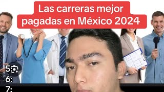 Las carreras mejor pagadas de México [upl. by Gnilsia]