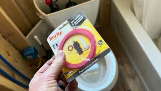 How to Change a Kohler Toilet Flush Valve Seal [upl. by Aicre]