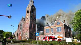 Limmen viert bloemendagen zonder Corneliuskerk [upl. by Aronid]