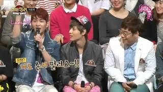 130518 Hidden Singer with SHINee  Onew said quotIm shakingquot [upl. by Ahsennod]