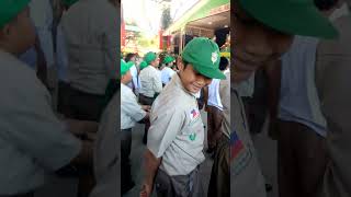 boys scout Sero Central Elementary School boyscountminivlog [upl. by Ynabla]