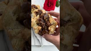 Make these Puff Pastry Pecan Pies for friendsgiving thanksgiving [upl. by Clemmie91]