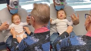 Doctor Sings And Tickles Toddler To Distract Them [upl. by Divadnahtanoj]