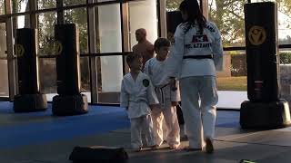 Logan Xavier 2017 Tae Kwon Do Training 1 [upl. by Saravat806]