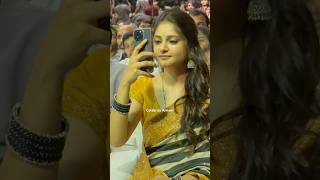 భర్తని వీడియో తీస్తున్న kiran abbavaram wife rahasya gorak in beautiful saree at KA Movie [upl. by Sliwa]