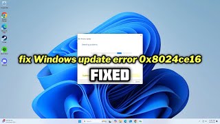 FIXED Windows update error 0x8024ce16 [upl. by Leirea]