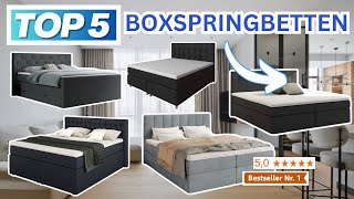 Beste BOXSPRINGBETTEN Testsieger 2024  Top 5 Boxspringbett Vergleich ⭐️⭐️⭐️⭐️⭐️ [upl. by Norris]