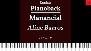 PIANOBACK Manancial  Aline Barros TOM C  01 TOM LEGENDADO [upl. by Enelahs142]